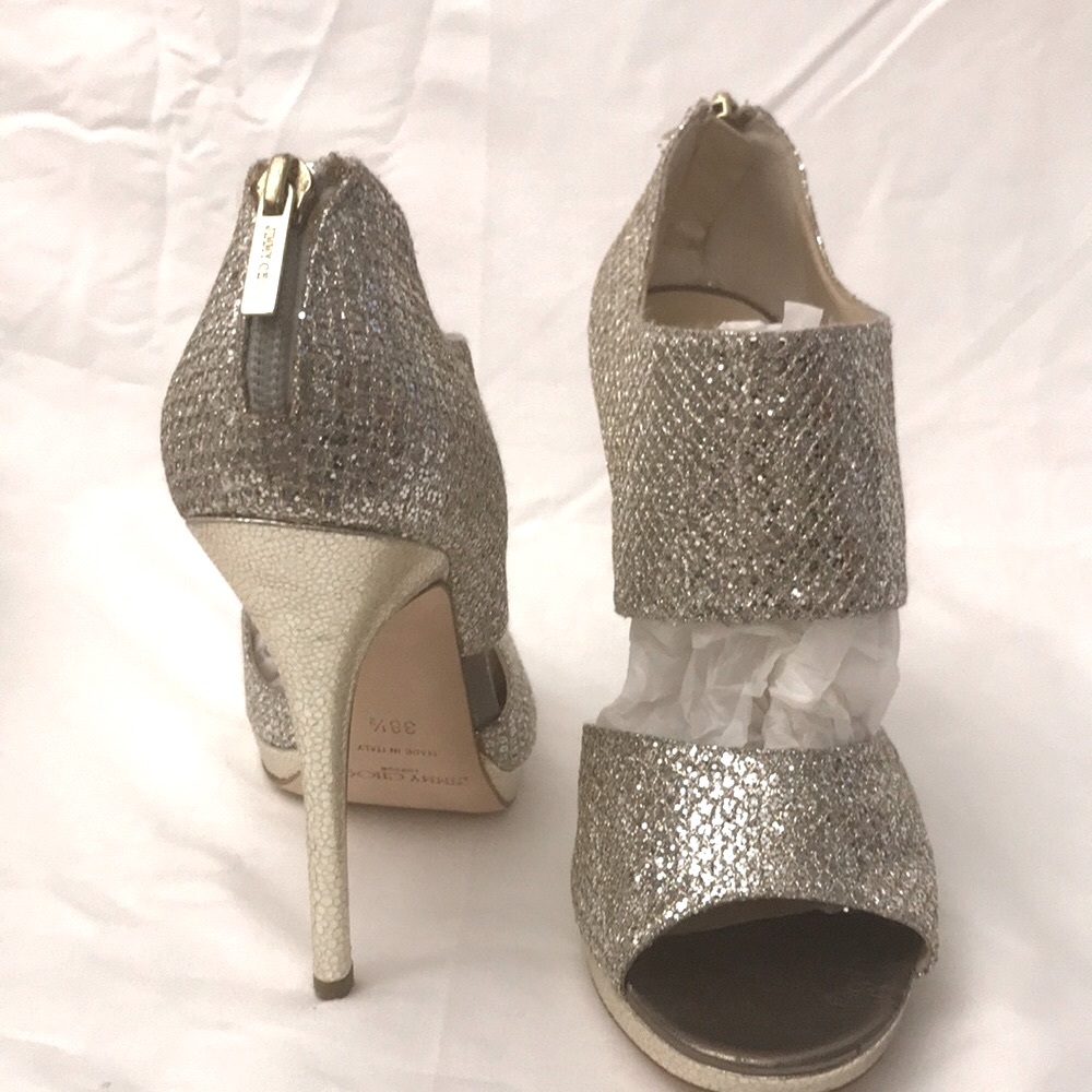 Jimmy Choo 38.5 EU Glitter/Champagne